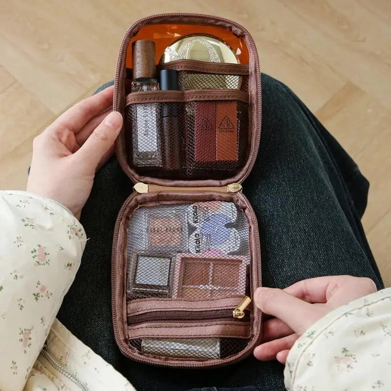 Mini Clear Travel Makeup Organizer Bag