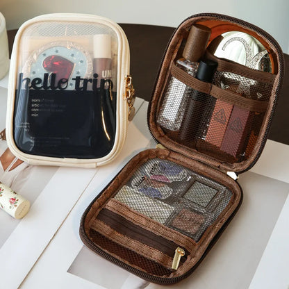 Mini Clear Travel Makeup Organizer Bag