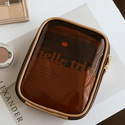 Mini Clear Travel Makeup Organizer Bag