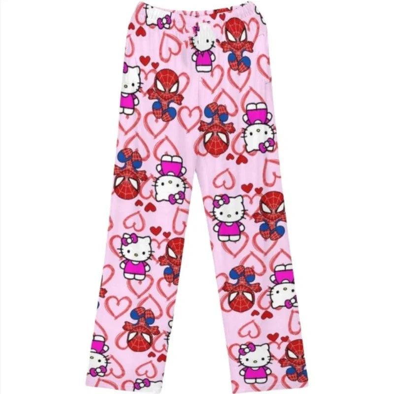 Hello Kitty Spider-man Cotton Pyjama