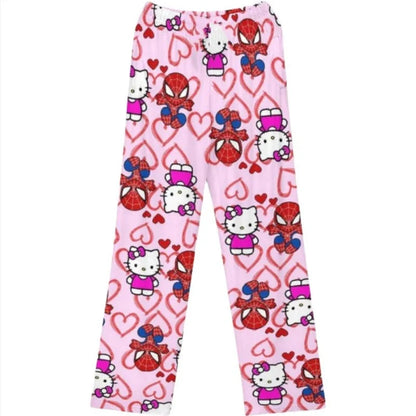 Hello Kitty Spider-man Cotton Pyjama