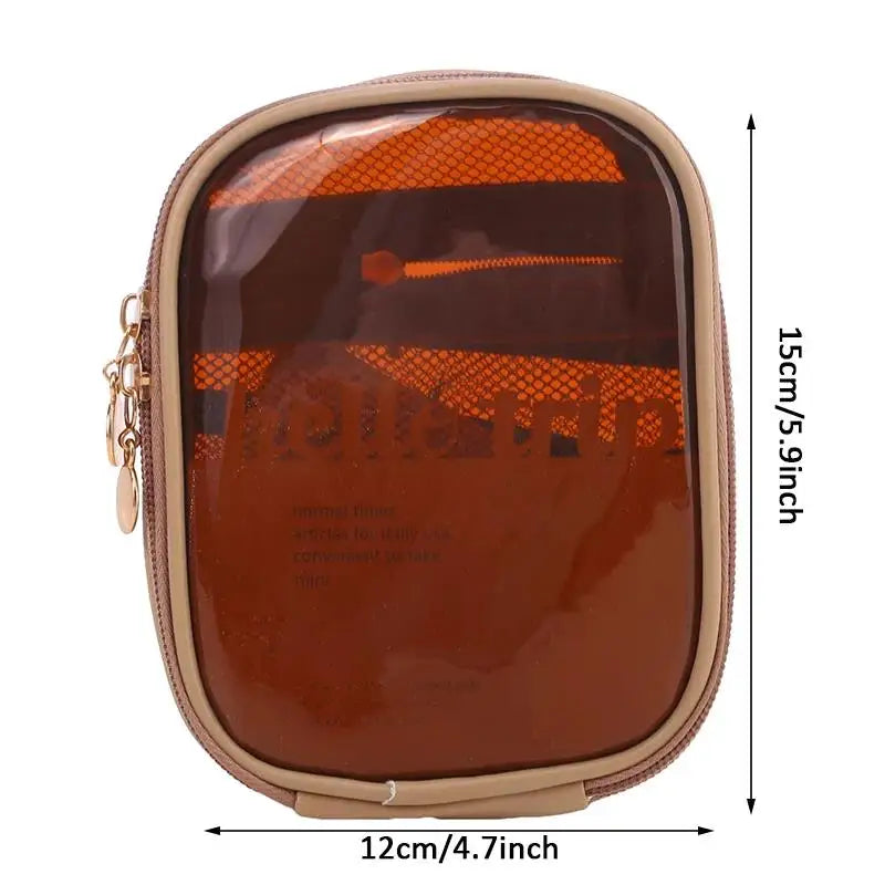 Mini Clear Travel Makeup Organizer Bag