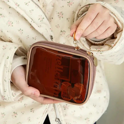 Mini Clear Travel Makeup Organizer Bag
