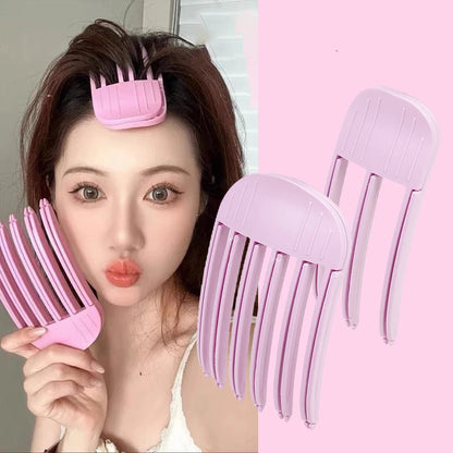 Fluffy Hairpin Curling Bangs Clips