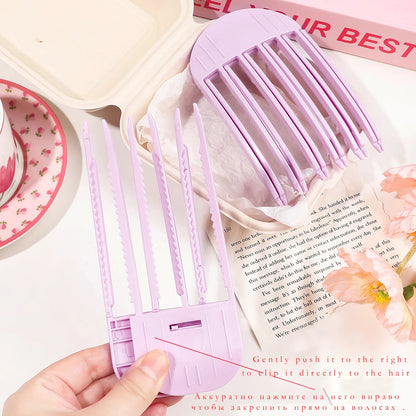 Fluffy Hairpin Curling Bangs Clips