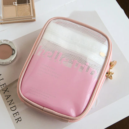 Mini Clear Travel Makeup Organizer Bag
