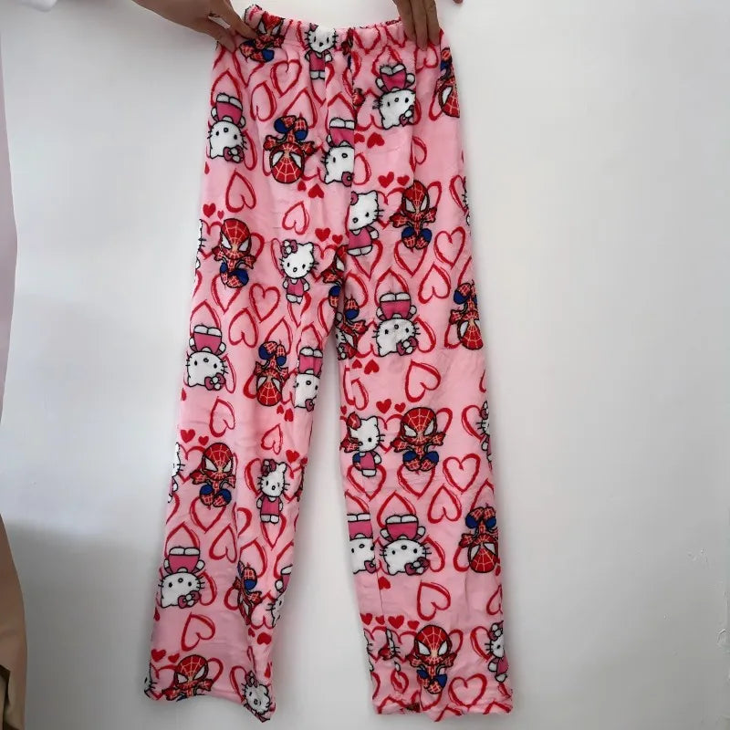 Hello Kitty Spider-man Cotton Pyjama